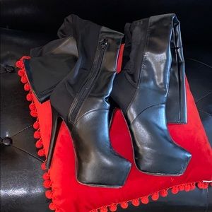 Steve Madden Knee High Leather Boots